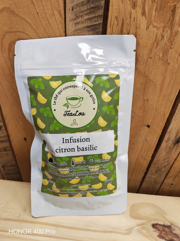 Infusion Citron-Basilic 70gr 