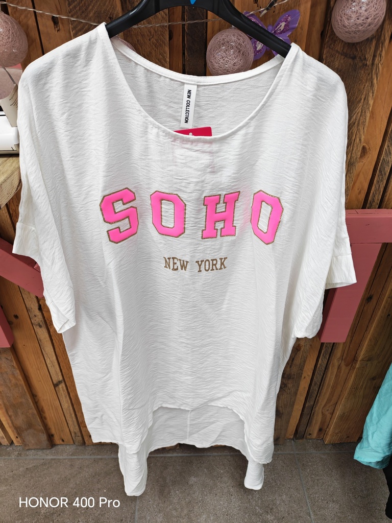 T-shirt Soho N-Y blanc