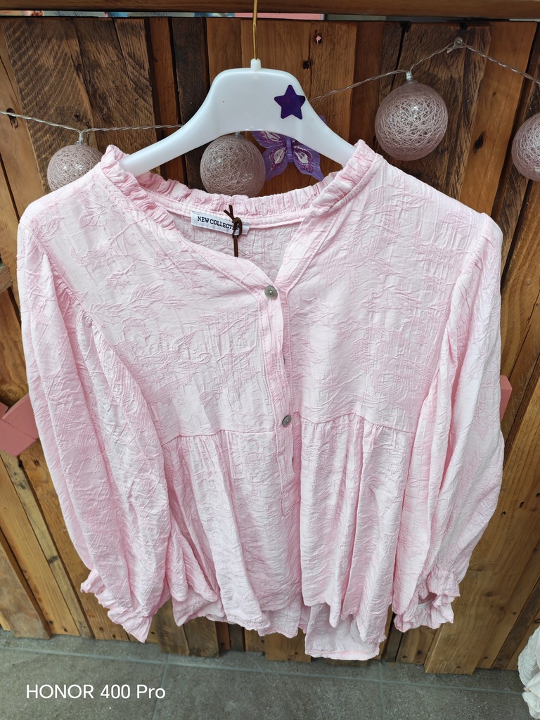 Blouse Mayana fluide rose