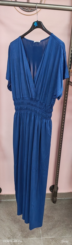 Robe Longue Malia bleue marine