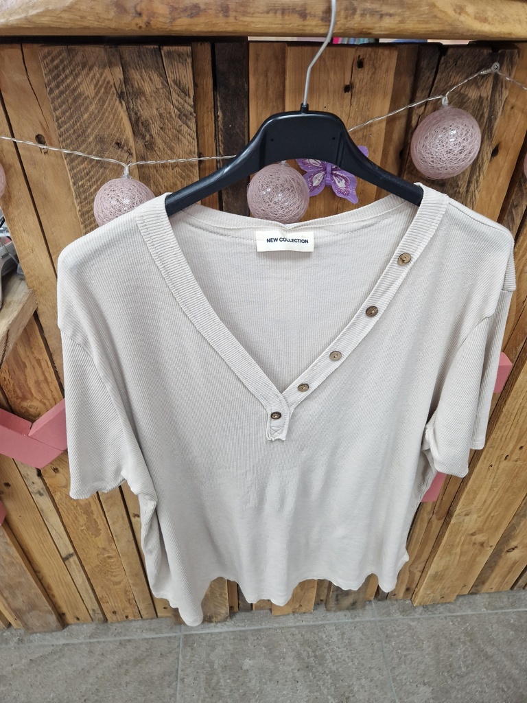 T-shirt "Daisy" beige 