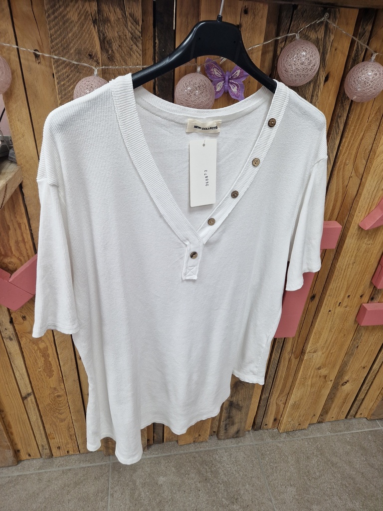 T-shirt "Daisy" blanc