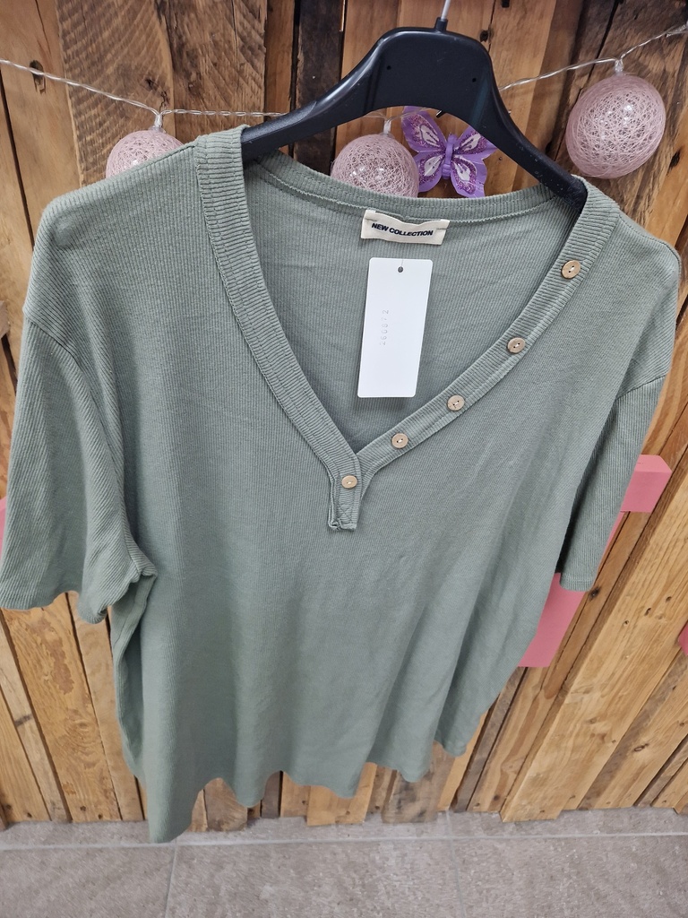 T-shirt "Daisy" kaki