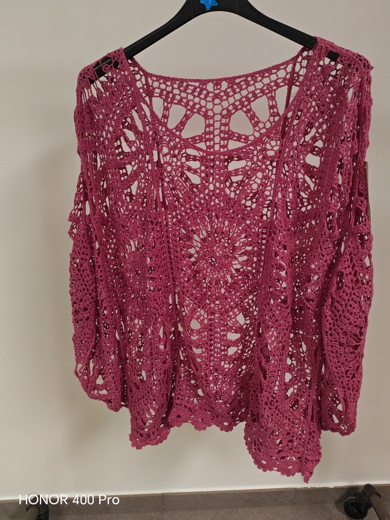 Pull "Séraphine" crochet oversize