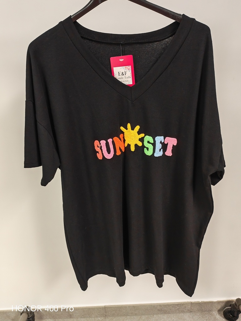 T-shirt Sunset Noir