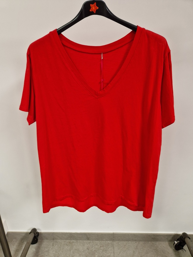 T-shirt unis "Rio" rouge