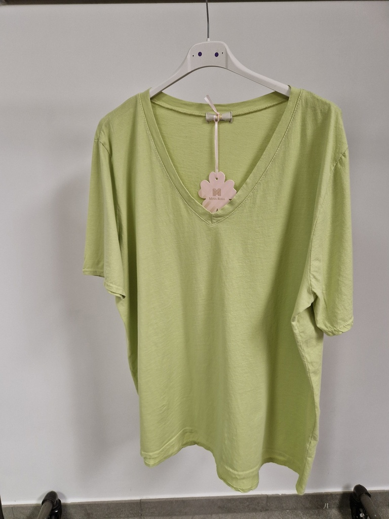 T-shirt unis "Rio" vert pomme 