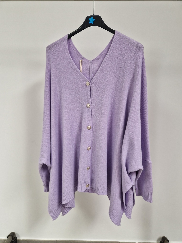 Gilet Oversize Mila lilas