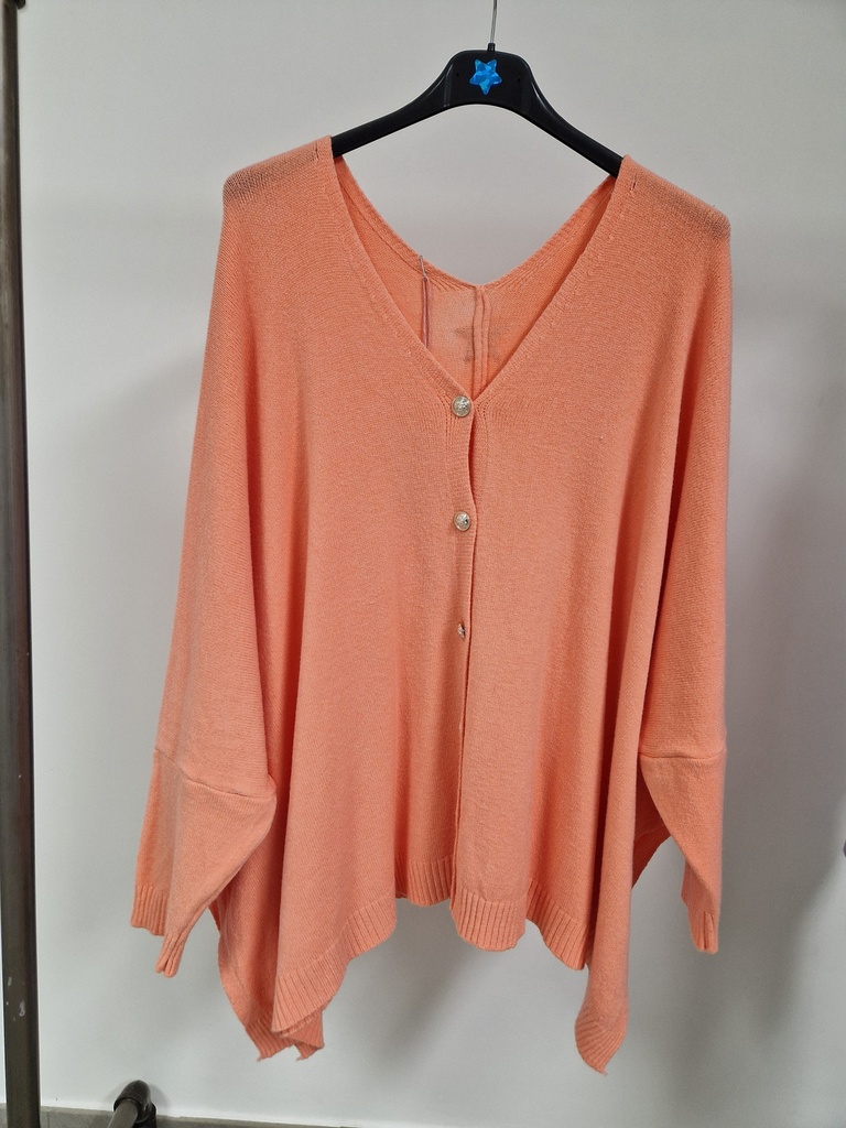 Gilet Oversize Mila corail