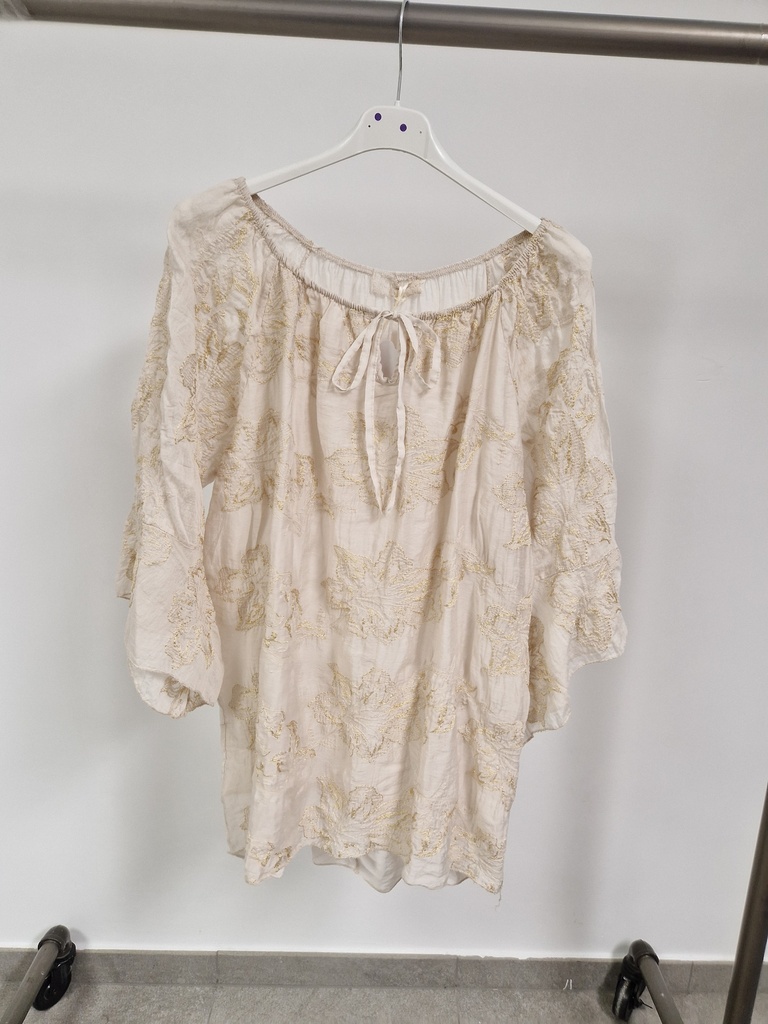 Blouse voile Leilani beige