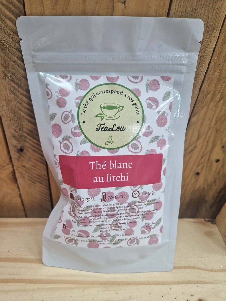 Thé blanc au litchi