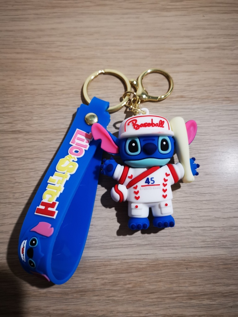 Porte-clefs Stitch Baseball