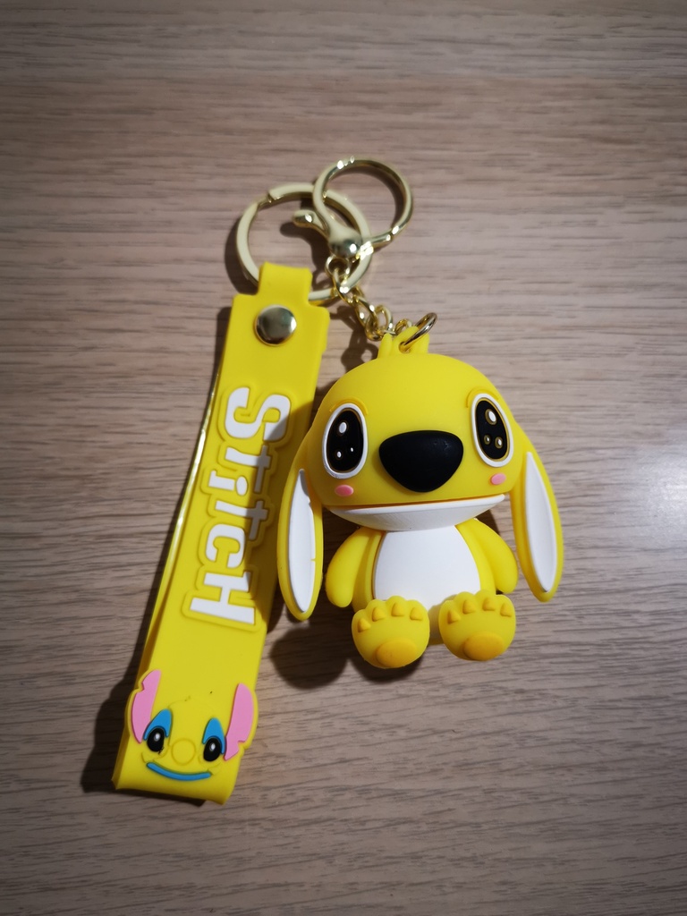 Porte-clefs Stitch jaune