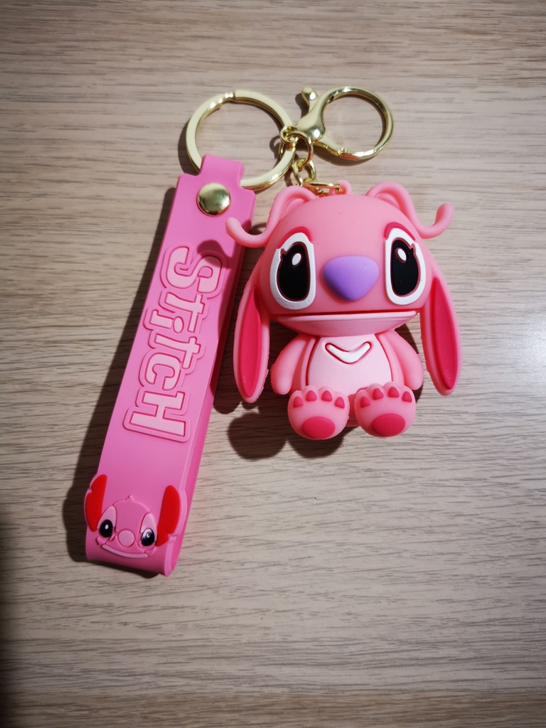 Porte-clefs Angel rose