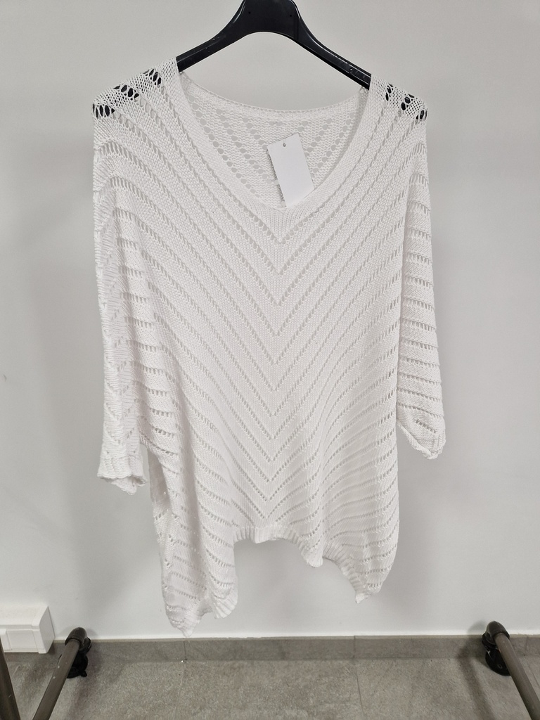 Pull France blanc