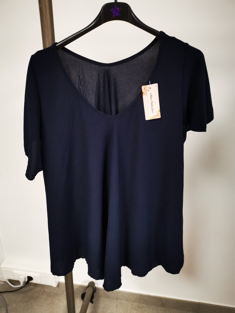 Blouse "Juliette" marine 