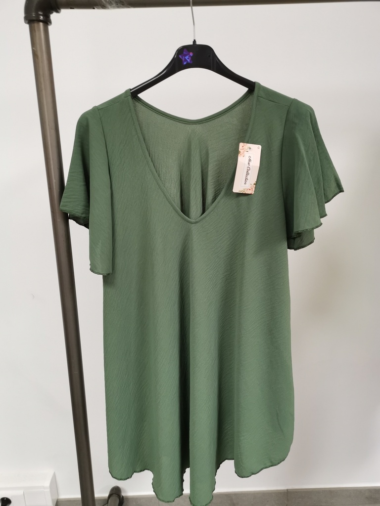 Blouse "Juliette" kaki