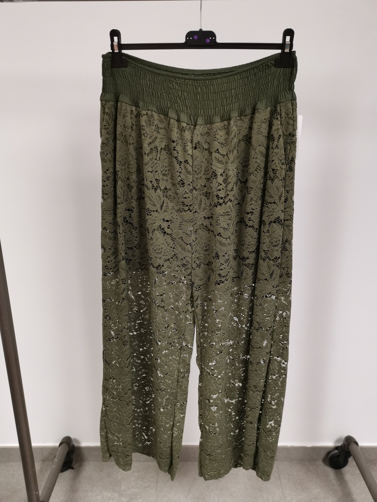 Pantalon Margie dentelle kaki