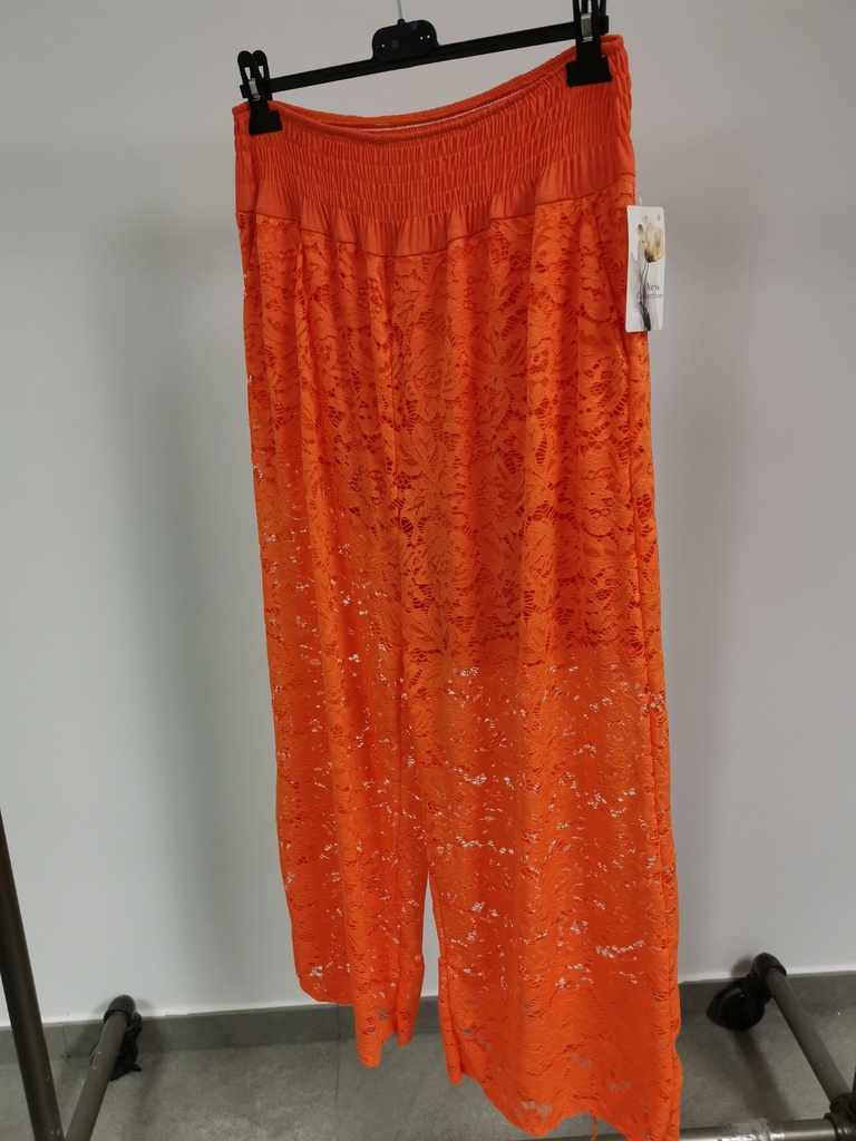 Pantalon Margie dentelle orange
