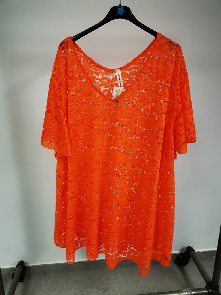 Tunique dentelle Margie orange