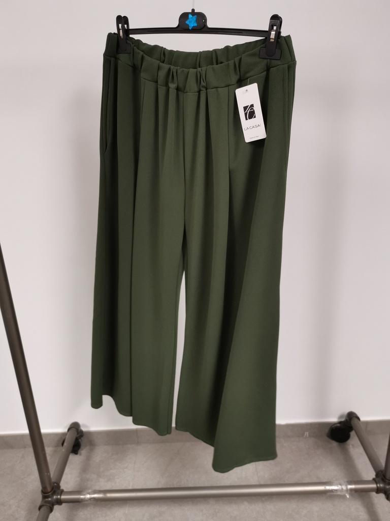 Pantalon "Teva" large et fluide Kaki