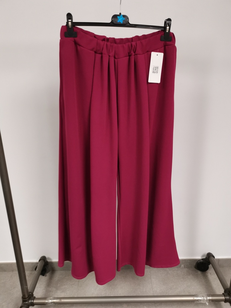 Pantalon "Teva" large et fluide Magenta