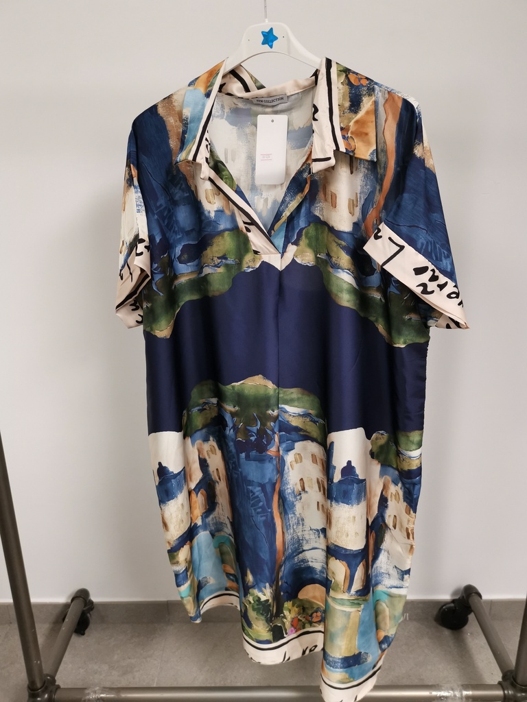 Robe satinées paysage Marine