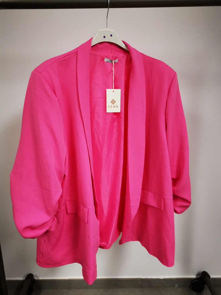 Blazer T1 manches retroussées Rose