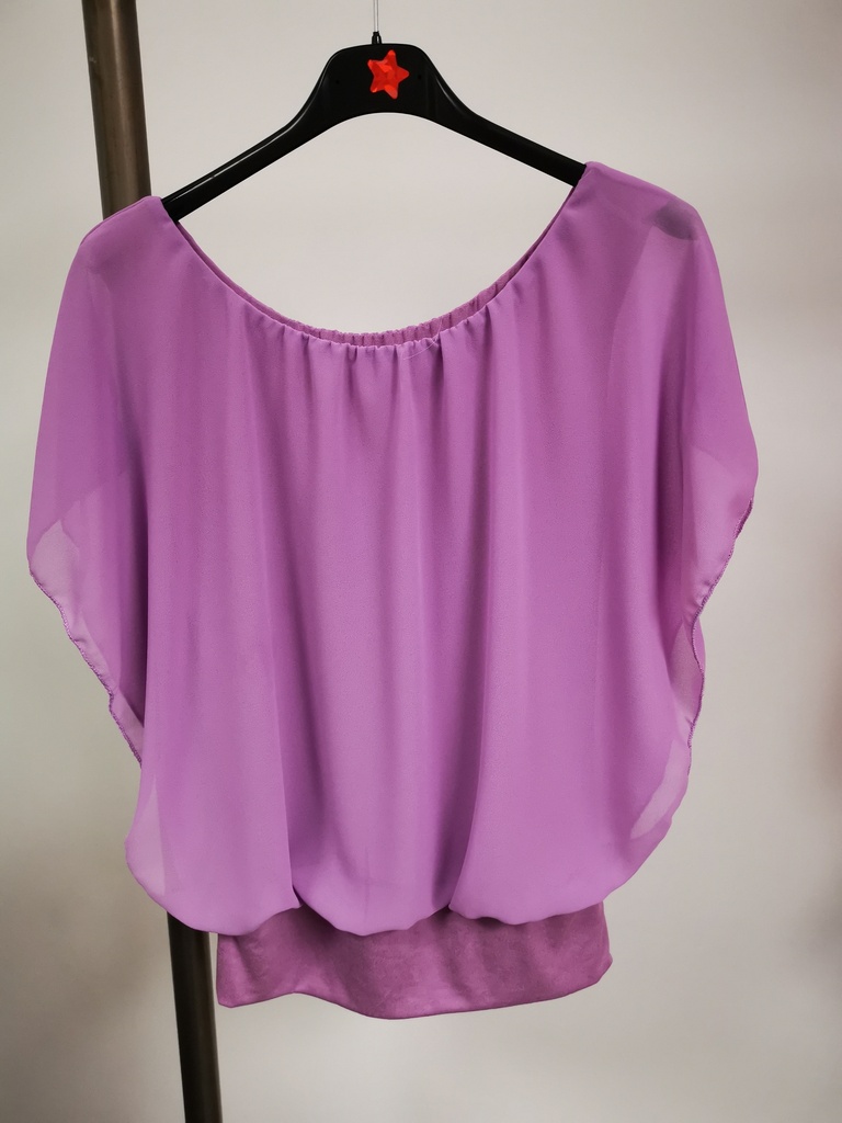 Blouse voile Kenya T1 Lilas