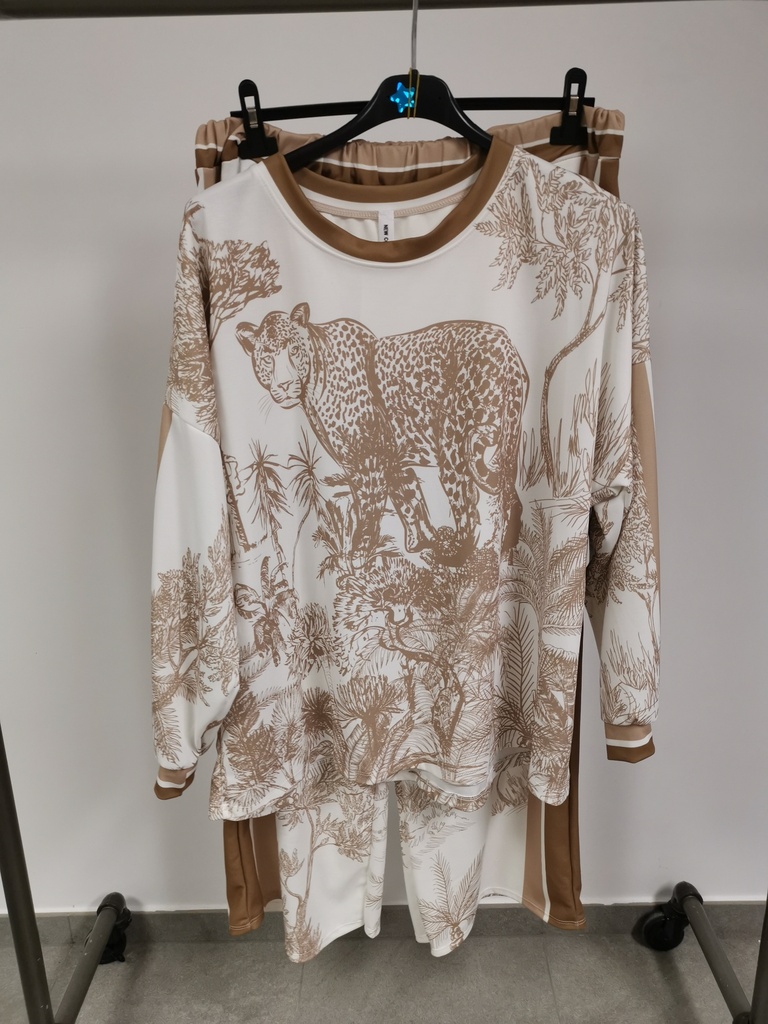Ensemble "Guepard" beige