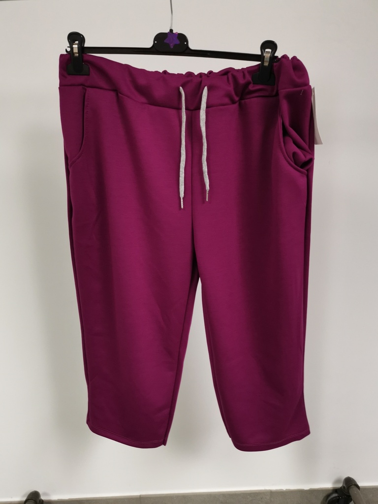Pantacourt "Sweaty" magenta