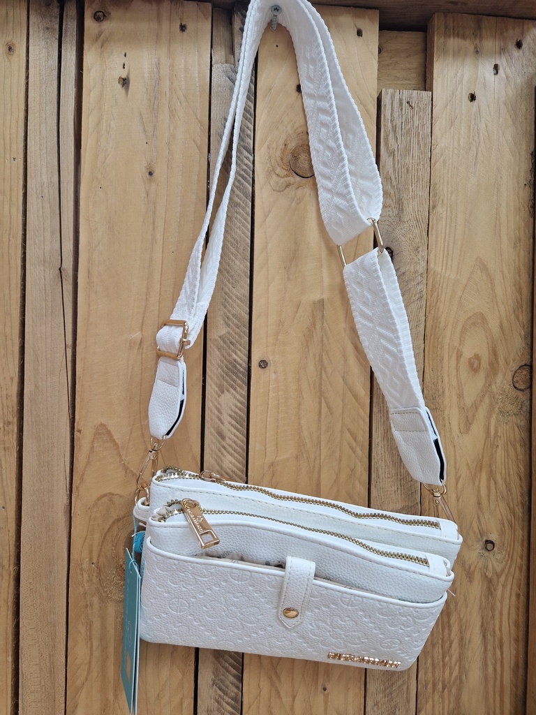 Pochette "Tréflia" blanc
