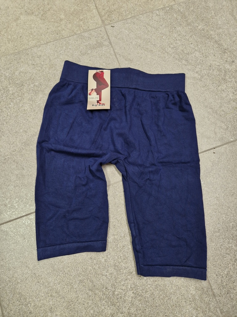 Short basic (gaine/sous-robe) taille haute Marine