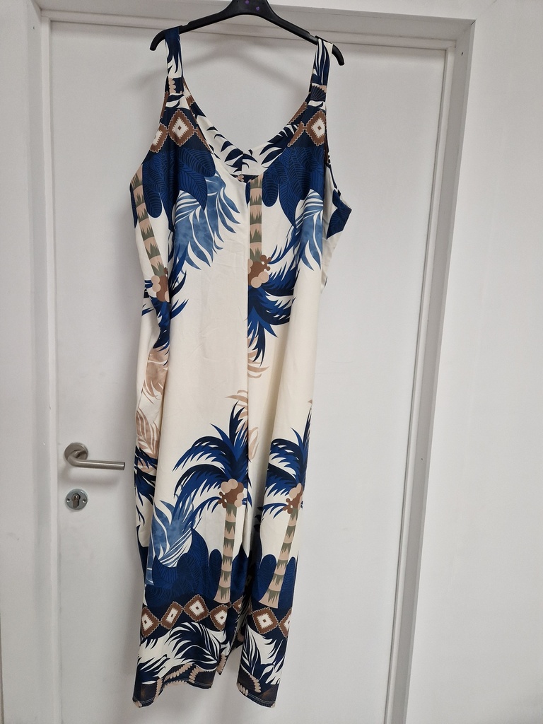 Combi Palmiers Marine/Beige