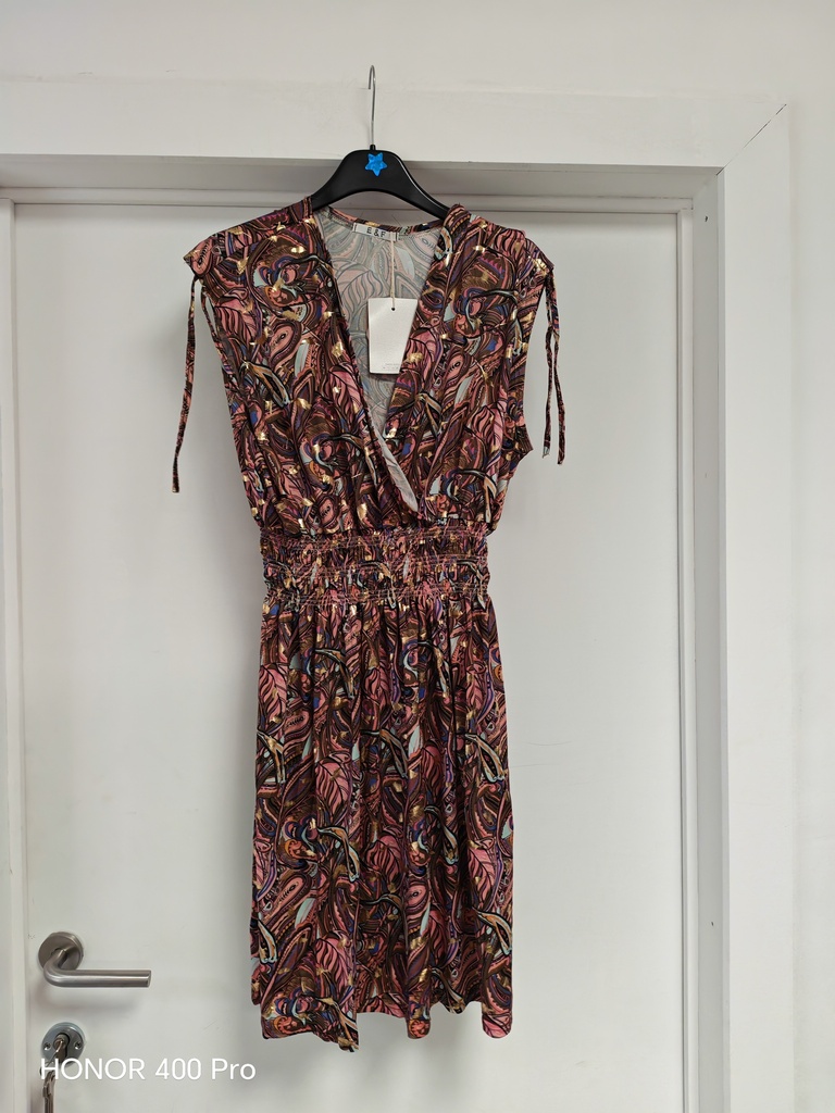 Robe magique courte "Milie" rose
