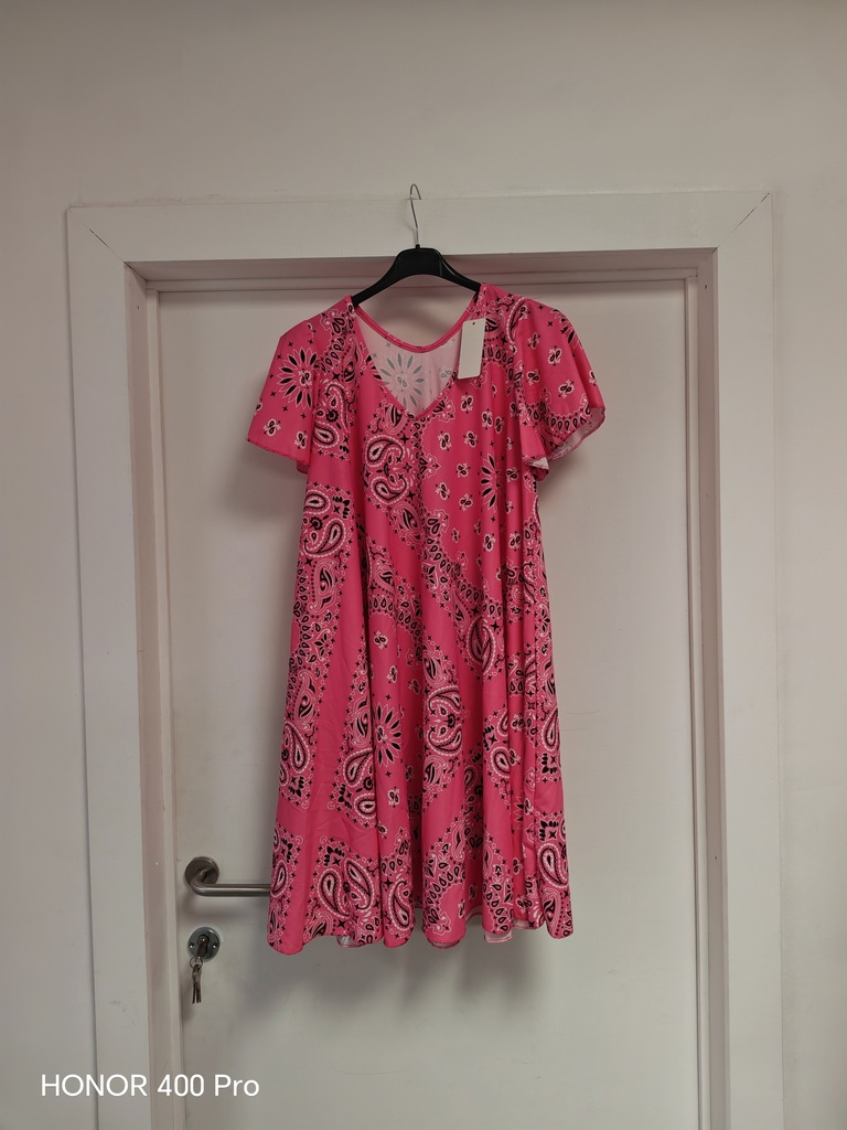 Robe "Suri" bandana fuchsia