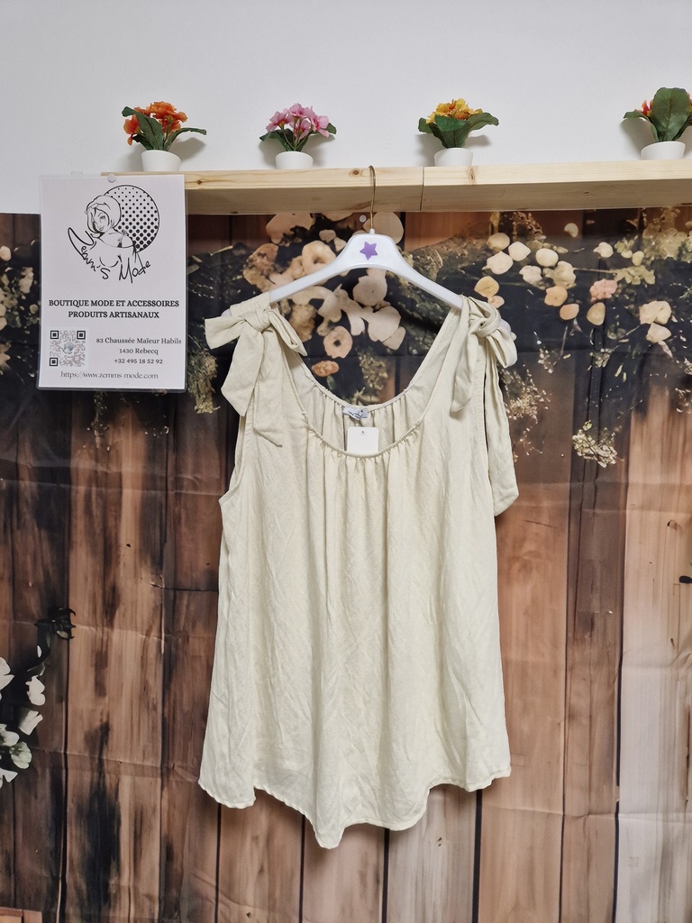 Top "Natie" beige