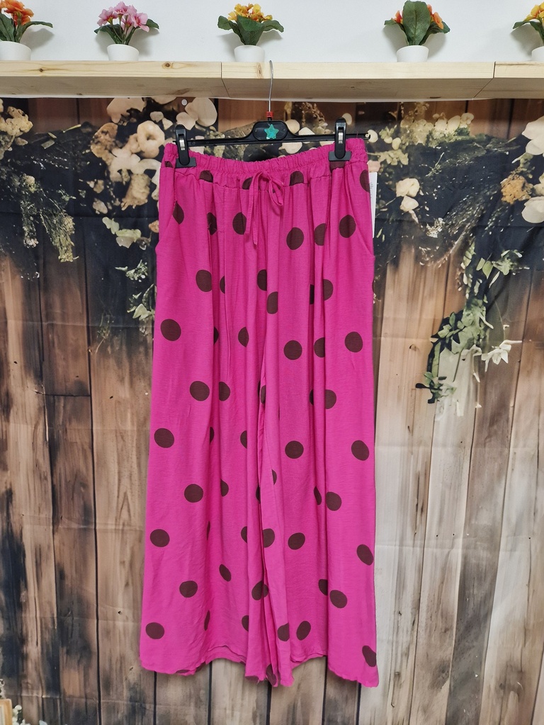 Pantalon Rose pois Chocolat PT