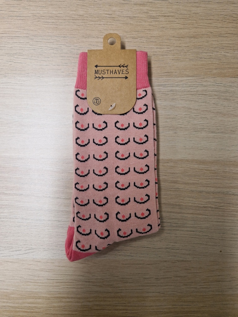 Chaussettes funny 38/45 poitrines