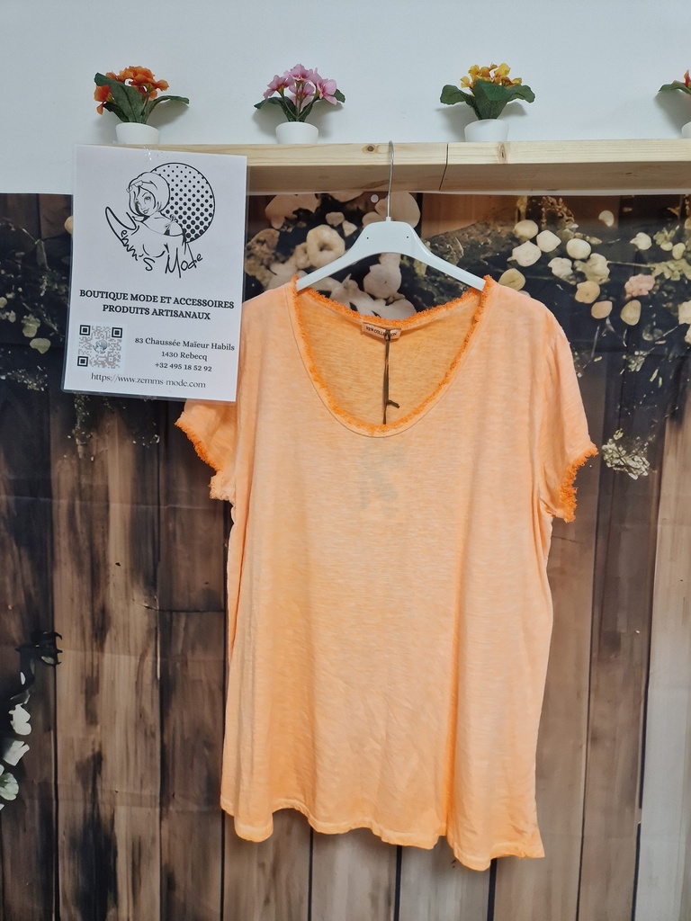 T-shirt "Lasemia" PT Orange fluo