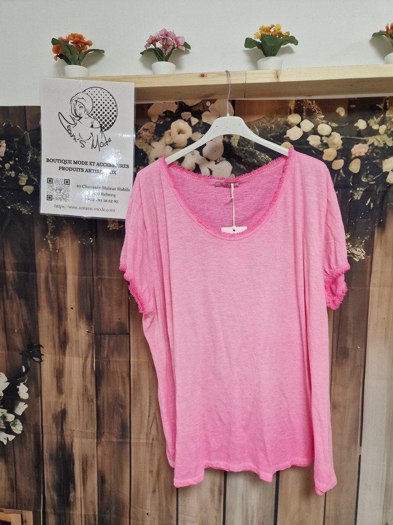 T-shirt "Lasemia" GT Rose fluo
