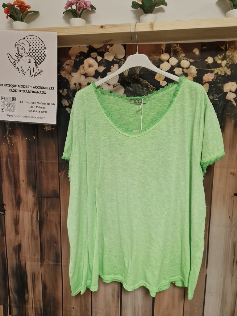 T-shirt "Lasemia" GT Vert fluo