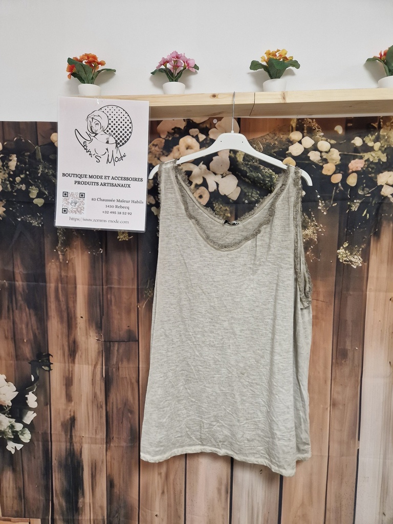 Top "Lasemia" beige