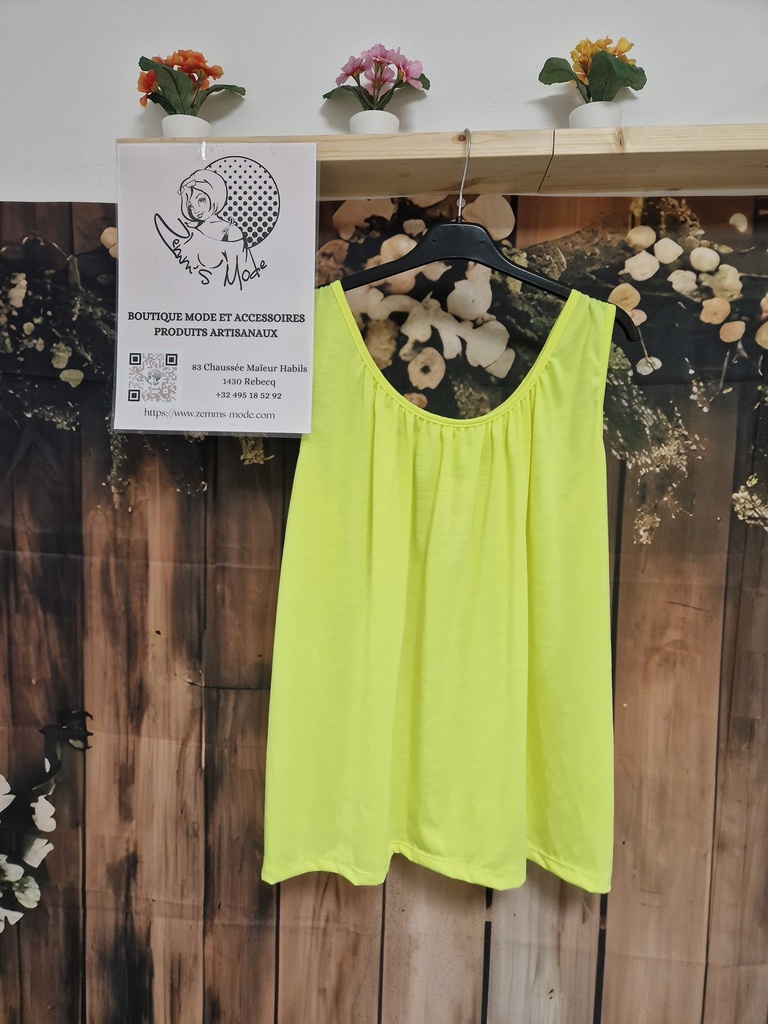 Tank top Mélanie PT jaune fluo