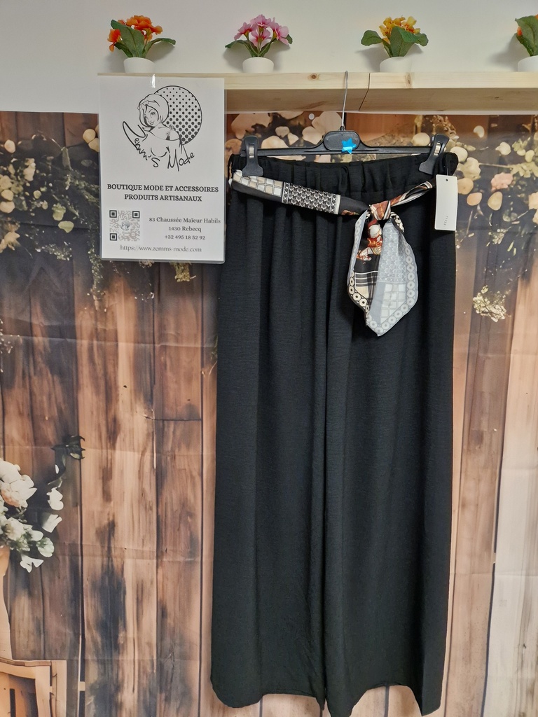 Pantalon fluide Lenie noir