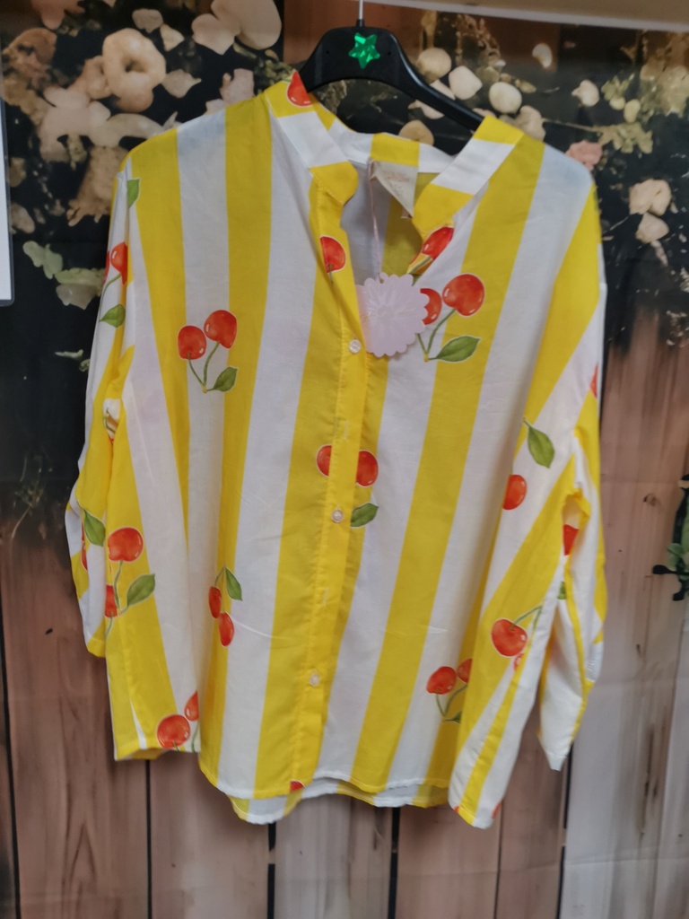 Chemise "DINA" cerise