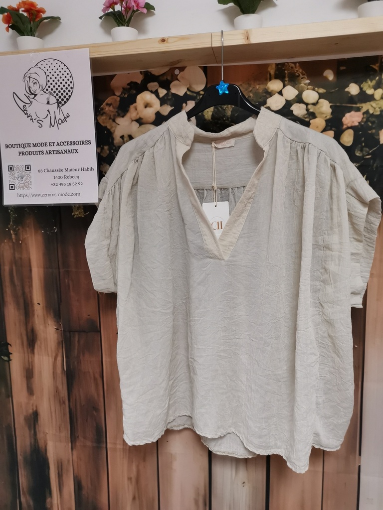 Blouse Doréa beige