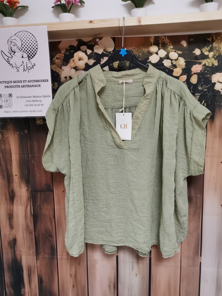 Blouse Doréa kaki