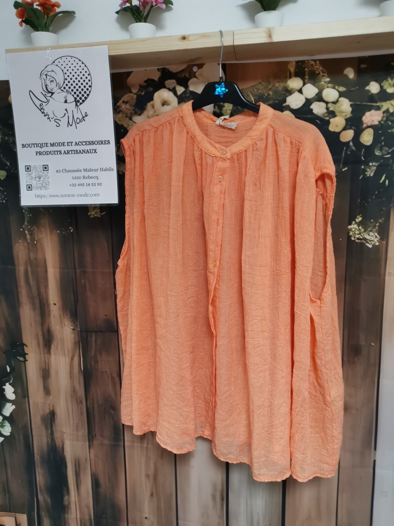 Chemise Dorine orange