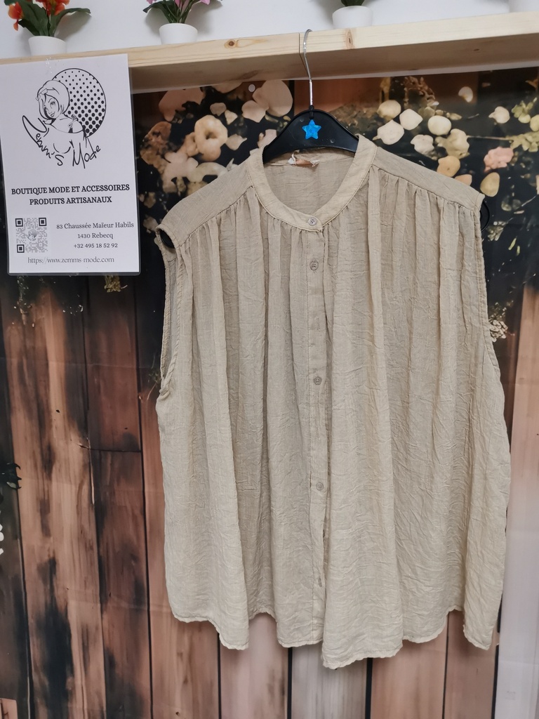 Chemise Dorine beige